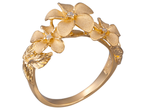 Plumeria Ring
