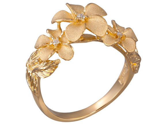Plumeria Ring