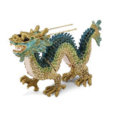 Chinese Dragon Trinket Box with Matching Necklace