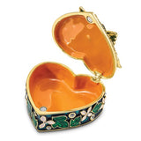 Butterfly on Heart Gift Box with Matching 18 Inch Necklace