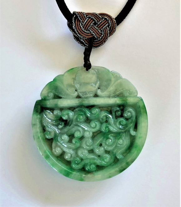 Jadeite Jade Pendant Xiangyun