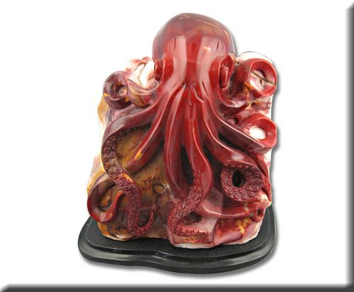 Mookaite Octopus Carving