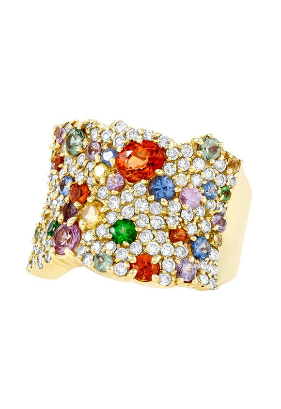 Sapphire and Diamond Ring