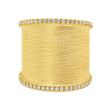 14K Yellow Gold Diamond Fashion Ring