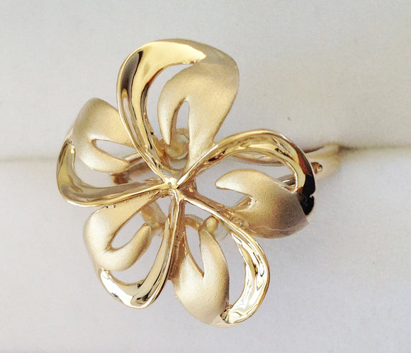 Plumeria Flower Ring